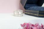 Royal Grandeur | 18 Karaat Witgouden Diamanten Ring, Sieraden, Tassen en Uiterlijk, Ringen, Goud, Goud, Met edelsteen, 17 tot 18