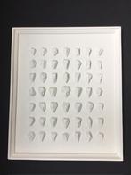 Gipsen minimalistisch kunstwerk: wording van een gezicht, Ophalen of Verzenden