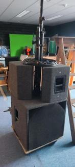 Professionele geluidset KS CB118 -CM210 - SAT MKII - ZGAN, Zo goed als nieuw, Complete surroundset, 120 watt of meer, Ophalen