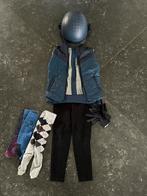 Nette set paardrijkleding voor kinderen, Dieren en Toebehoren, Paardrijkleding, Ophalen of Verzenden, Gebruikt, Kinderen, Bovenkleding