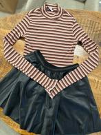Meiden set trui en lederlook rokje maat 170/176, Kinderen en Baby's, Kinderkleding | Maat 170, Ophalen of Verzenden, Zo goed als nieuw