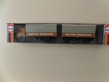 Mercedes vrachtwagen / aanhanger Mutter (Herpa) beschikbaar voor biedingen