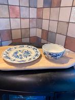 Blue Danube schotel met soepkom, Ophalen of Verzenden