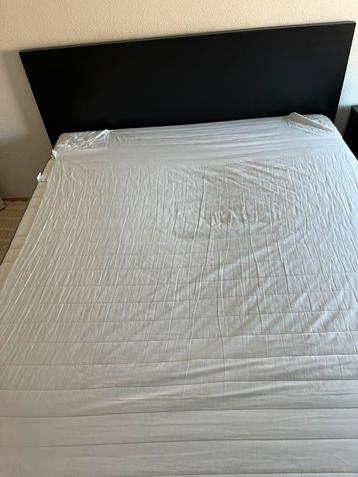 Malm bed dark brown 160x200