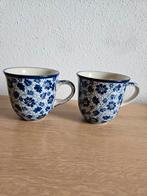 2 x mok Bunzlau Castle Tulp Dragonfly (200 ml) NIEUW, Keramiek, Nieuw, Ophalen of Verzenden, Overige stijlen