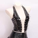 Zwart open korset met spikes dames vrouwen punk corset, Verzenden, Zwart, Body of Korset