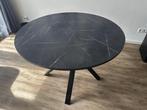 Eettafel Mariedamm zwart marmer IKEA, Huis en Inrichting, Tafels | Eettafels, Ophalen, Gebruikt, Vier personen, MARIEDAMM