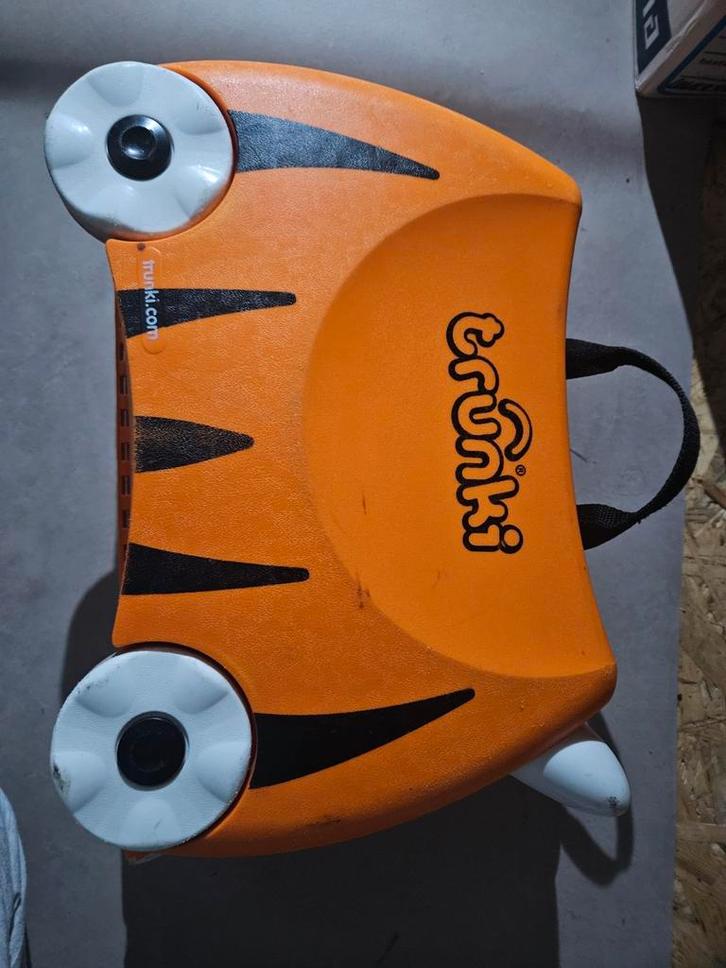 Trunki Kinderkoffer - Oranje Tijger Design, Sieraden, Tassen en Uiterlijk, Koffers, Gebruikt, Hard kunststof, Minder dan 50 cm