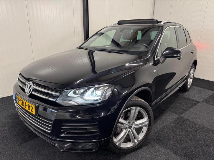 Volkswagen Touareg 3.0 TDI R-line LED/LEDER/MEMORY/NAP/LUCHT, Auto's, Volkswagen, Bedrijf, Te koop, Touareg, 360° camera, 4x4