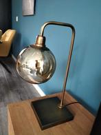 Tafel schemerlamp messing bronss, Ophalen, Zo goed als nieuw, Minder dan 50 cm