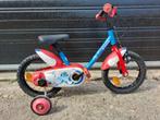 B twin 14 inch kinderfiets met zijwieltjes, Fietsen en Brommers, Fietsen | Kinderfietsjes, Ophalen, Minder dan 16 inch, BTWIN