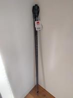 Salomon Hacker skistokken zwart grijs 135 cm NIEUW, Stokken, 100 tot 140 cm, Nieuw, Skiën