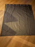 Overgordijnen antraciet, 2 stuks, Huis en Inrichting, Ophalen of Verzenden, Zo goed als nieuw, Modern, met ringen, 150 tot 200 cm