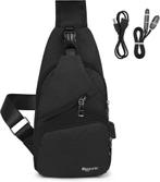 Handige Kleine Compacte Slingbag, Ophalen, Nieuw, Zwart, Overige merken