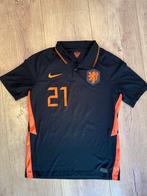 Nederlands Elftal Shirt F. de Jong #21 - Maat M, Ophalen of Verzenden, Zo goed als nieuw, Maat 48/50 (M), Zwart