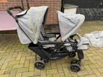 Te koop: een Chicco 4 Baby dubbele kinderwagen in grijs, Ophalen, Zo goed als nieuw, Kinderwagen of Buggy