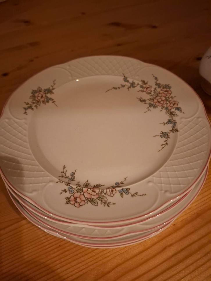 Villeroy & Boch Rosette Set, Huis en Inrichting, Keuken | Servies, Gebruikt, Bord(en), Overige stijlen, Porselein, Ophalen