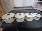 Ouderwetse pannen, Huis en Inrichting, Keuken | Potten en Pannen, Ophalen, Gebruikt, Pannenset