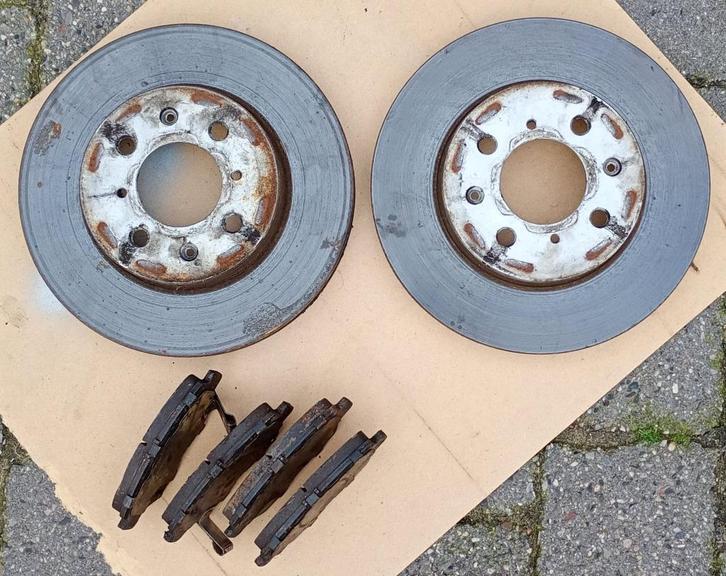remschijven + blokken voor een ej9/ek civic,, Auto-onderdelen, Remmen en Aandrijving, Honda, Gebruikt, Ophalen of Verzenden