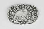 ANTIEKE ZILVEREN BROCHE  , RIJSTVELDEN, Antiek en Kunst, Ophalen of Verzenden, Zilver