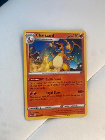 Charizard pokemon kaart beschikbaar voor biedingen