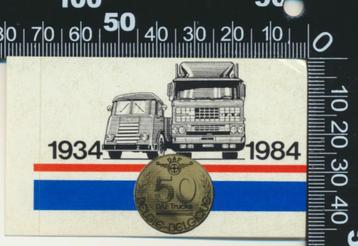 Sticker: Daf Trucks Belgie - 50 Jaar beschikbaar voor biedingen