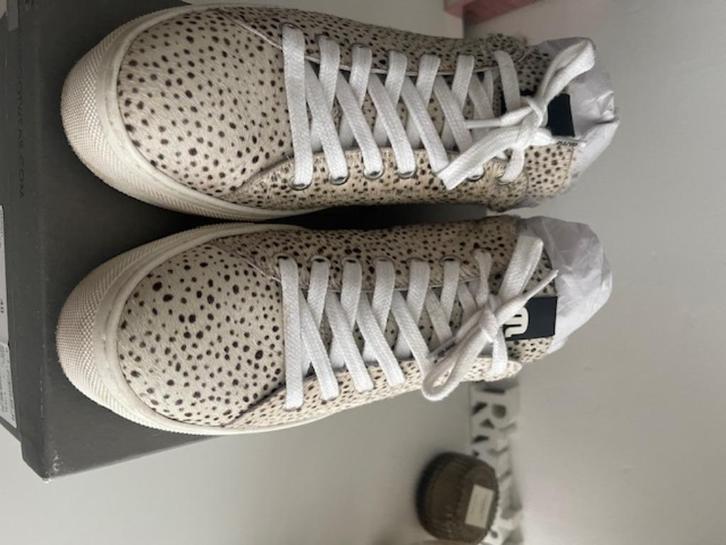 MARUTI - stoere sneaker "Ted Haricon Leather" beige maat 40, Kleding | Dames, Schoenen, Zo goed als nieuw, Sneakers of Gympen