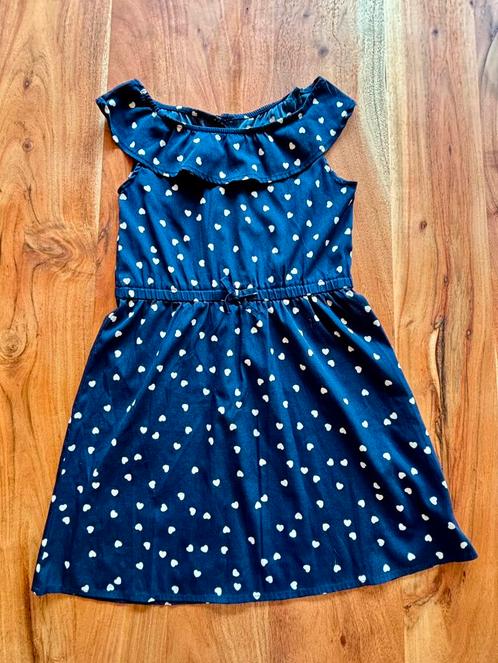 Donkerblauw jurkje H&M, maat 110/116, Kinderen en Baby's, Kinderkleding | Maat 110, Gebruikt, Meisje, Jurk of Rok, Ophalen of Verzenden
