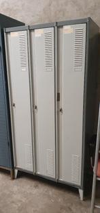 Lockerkast 3 deurs vintage, Huis en Inrichting, Kasten | Lockerkasten, Ophalen, Gebruikt, Vintage