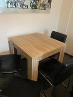 Eettafel met 4 stoelen compleet in topstaat!, Huis en Inrichting, Tafels | Eettafels, Ophalen, 50 tot 100 cm, Metaal, Vierkant