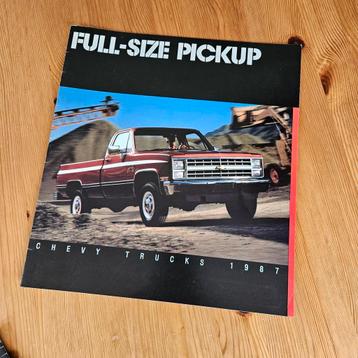 Full Size Pickup Chevy trucks 1987 beschikbaar voor biedingen