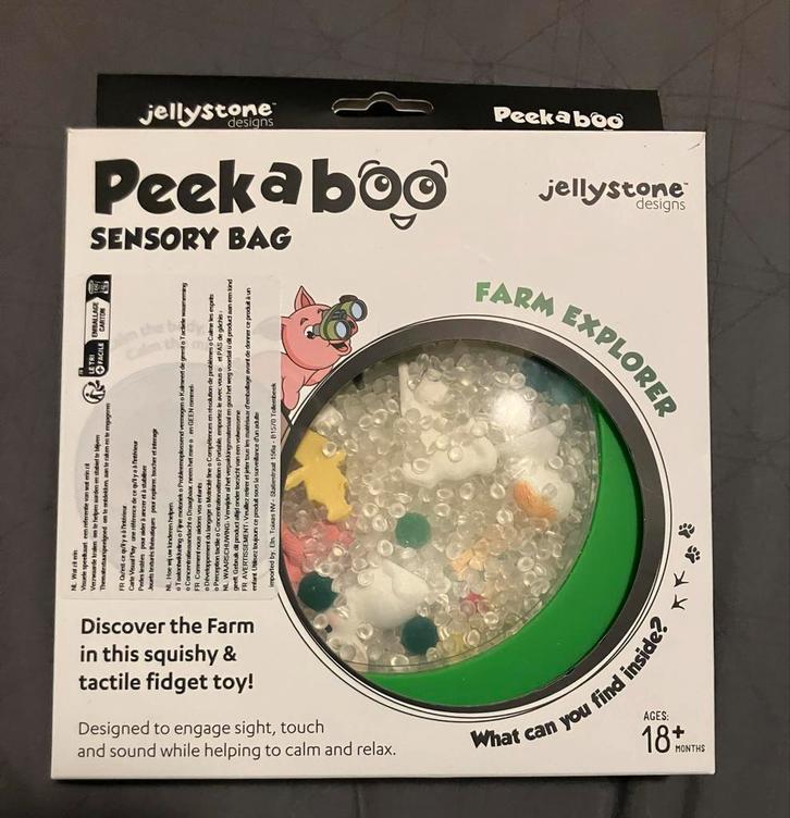 Peekaboo Sensory Bag - Boerderij Ontdekker, Kinderen en Baby's, Speelgoed | Educatief en Creatief, Zo goed als nieuw, Ontdekken