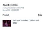 Self-love Unlocked 1 ticket 28 februari., Eén persoon, Februari