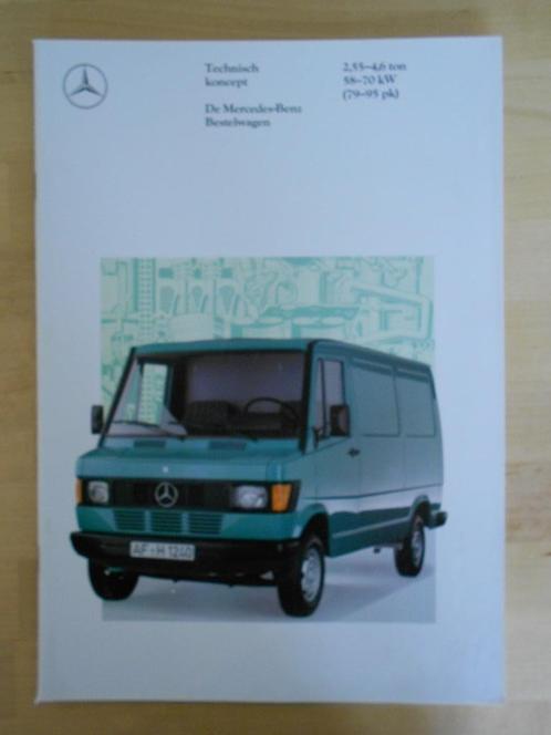 Mercedes Brochure 1991 208 210 308 310 408 410 D, Boeken, Auto's | Folders en Tijdschriften, Zo goed als nieuw, Mercedes, Ophalen