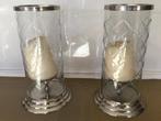 Windlicht.   2 stuks.  € 10,00, Huis en Inrichting, Woonaccessoires | Kandelaars en Kaarsen, Overige materialen, Overige kleuren