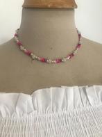 Ketting candy goud roze parels kralen ibiza, Nieuw, Overige materialen, Ophalen of Verzenden, Verstelbaar