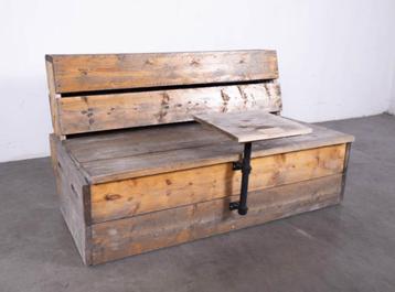 Terrasbank hout 155cm (8 stuks) beschikbaar voor biedingen