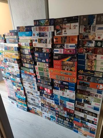 165 puzzels max 2000 stukjes, 36 zijn er nog nieuw beschikbaar voor biedingen