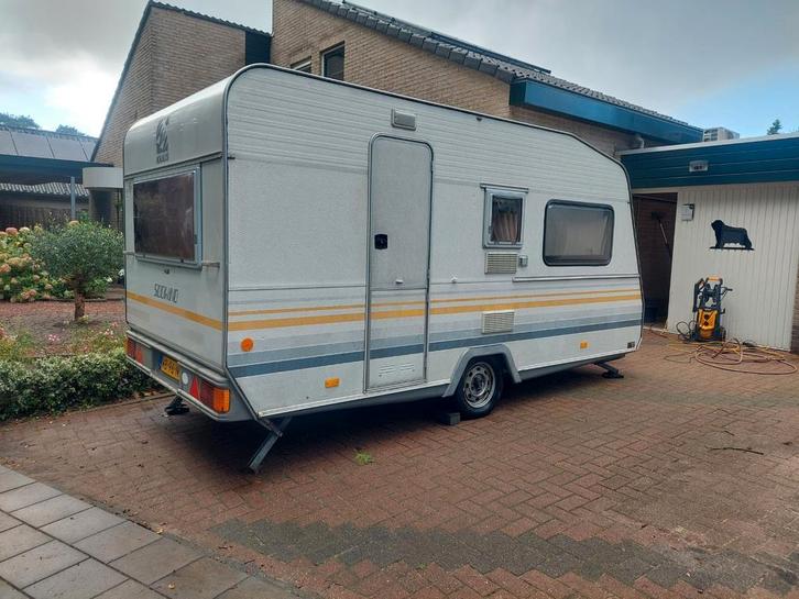 Caravan Knaus Sudwind '89, Caravans en Kamperen, Caravans, Particulier, tot en met 4, 500 - 750 kg, Knaus, Vast bed, 5 tot 6 meter