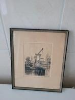 Mooie ets roodenburg edam, Antiek en Kunst, Ophalen of Verzenden