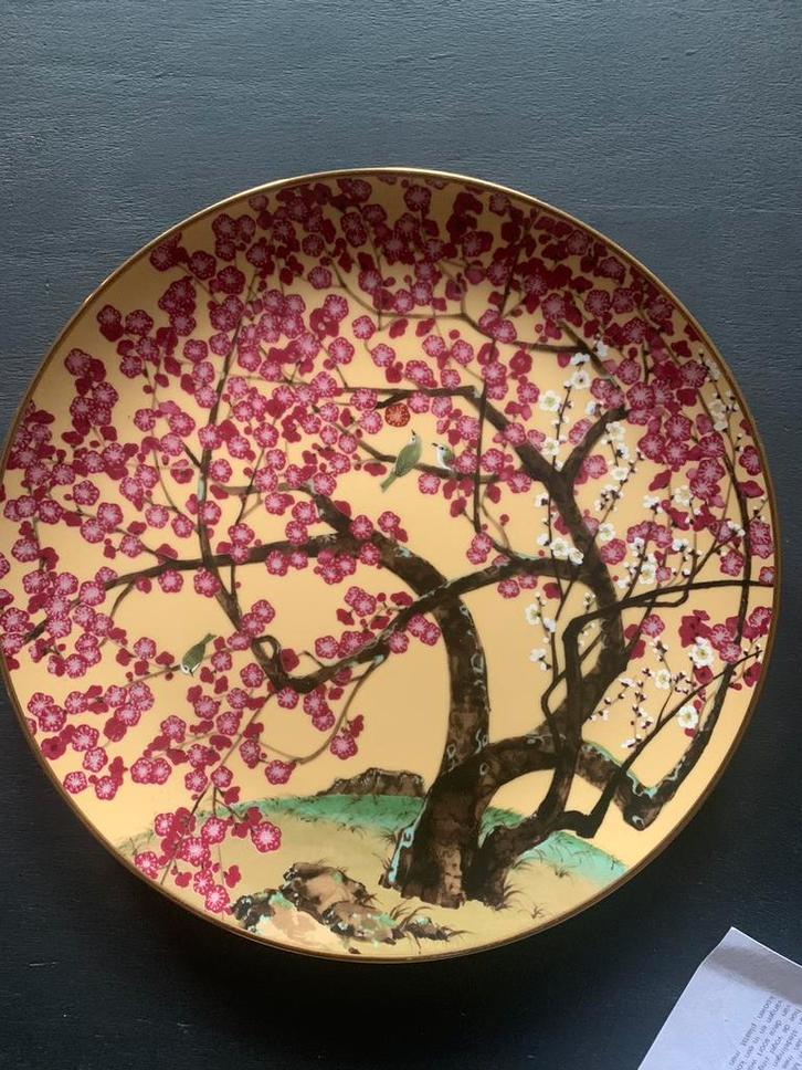Naoka Nobata – Birds & Flowers of the Orient, Antiek en Kunst, Antiek | Porselein, Ophalen