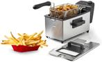 Cheffinger Frietpan 3L– 2000W – Kijkvenster & Frituurmand, Uitneembare binnenpan, Nieuw, Ophalen of Verzenden, H