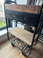 Wijnkastje trolley, Ophalen, 50 tot 100 cm, Zo goed als nieuw, 25 tot 50 cm