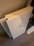 Meubelpaneel 80x40cm 18mm dik wit drie platen, Doe-het-zelf en Verbouw, Platen en Panelen, Ophalen, Zo goed als nieuw, Multiplex