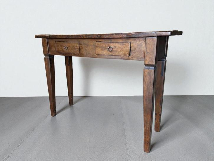 Authentieke massief houten side table / console tafel, Huis en Inrichting, Tafels | Sidetables, Zo goed als nieuw, 25 tot 50 cm