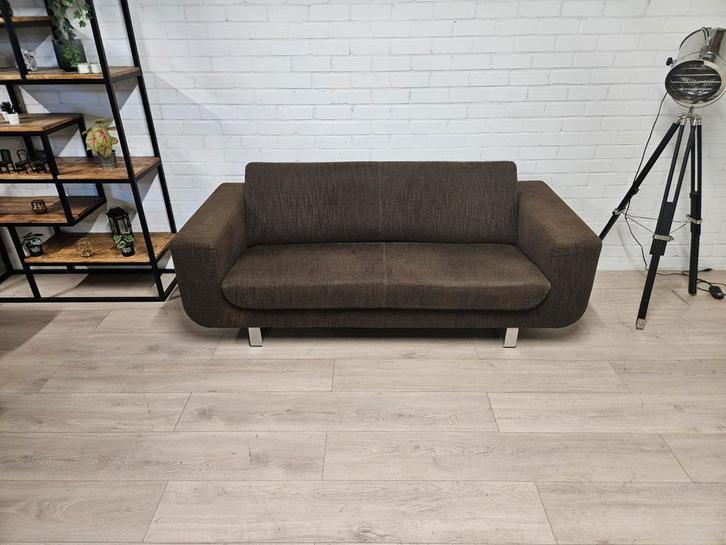 Moderne 2 Zits Bank Bruin Design | GRATIS LEVERING, Huis en Inrichting, Banken | Bankstellen, Zo goed als nieuw, 200 tot 250 cm