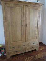 Massief eiken kamerkast., Huis en Inrichting, Kasten | Kledingkasten, Ophalen, 100 tot 150 cm, Eikenhout, Zo goed als nieuw