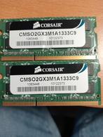 2x2GB Corsair PC3-1333 SODIMM Laptop Geheugen, Computers en Software, RAM geheugen, Ophalen of Verzenden