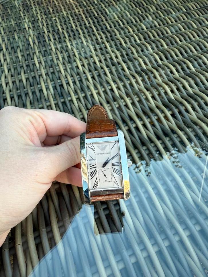 Emporio Armani Heren Polshorloge | AR-0154, Sieraden, Tassen en Uiterlijk, Horloges | Heren, Gebruikt, Polshorloge, Overige merken