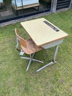 Marko vintage schooltafel met stoel, Kinderen en Baby's, Kinderkamer | Tafels en Stoelen, Ophalen of Verzenden, Gebruikt, Tafel(s) en Stoel(en)